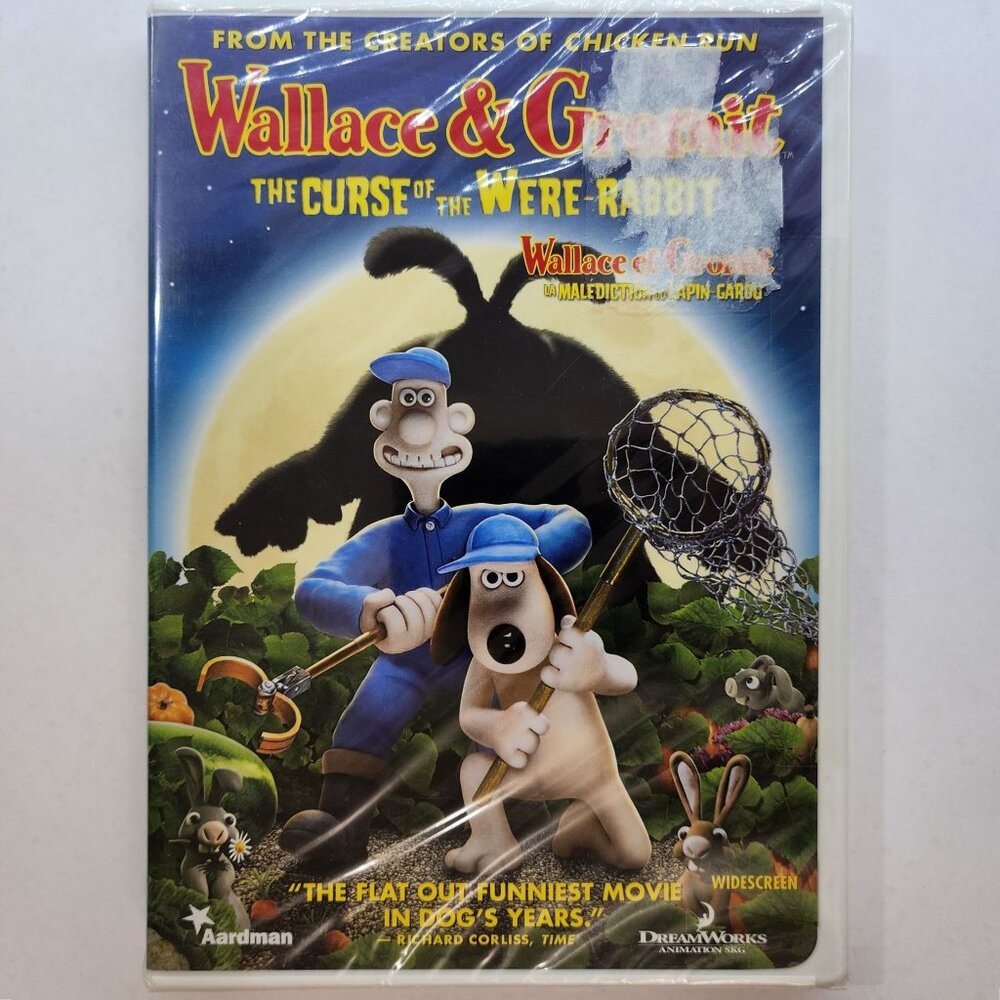 Wallace and Gromit the Curse of the Were Rabbit DVD New